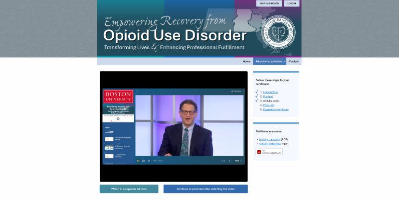 Empowering Recovery from Opioid Use Disorder